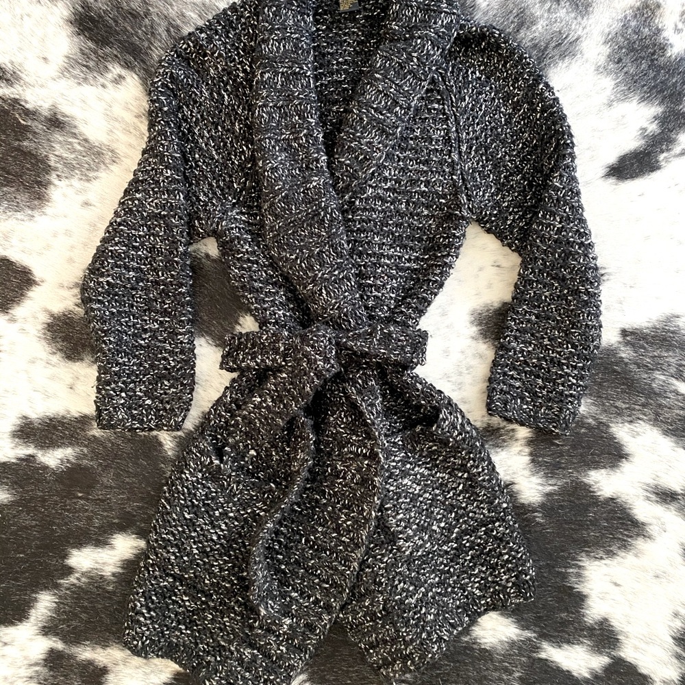 Babette ballinger New York knit belted cardigan